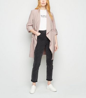 pale pink waterfall jacket