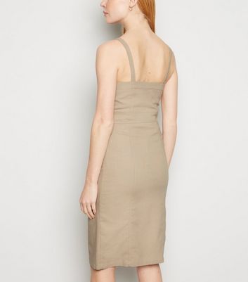 new look linen dress