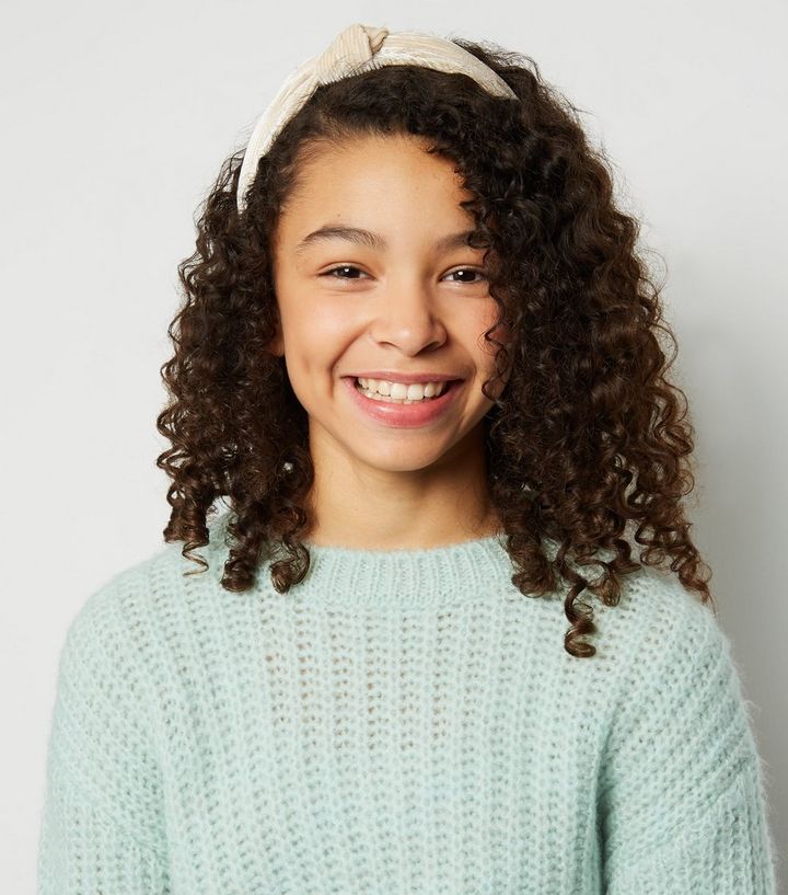 Girls Light Green Brushed Knit Jumper Fur Spater Speichern Von Gespeicherten Artikeln Entfernen
