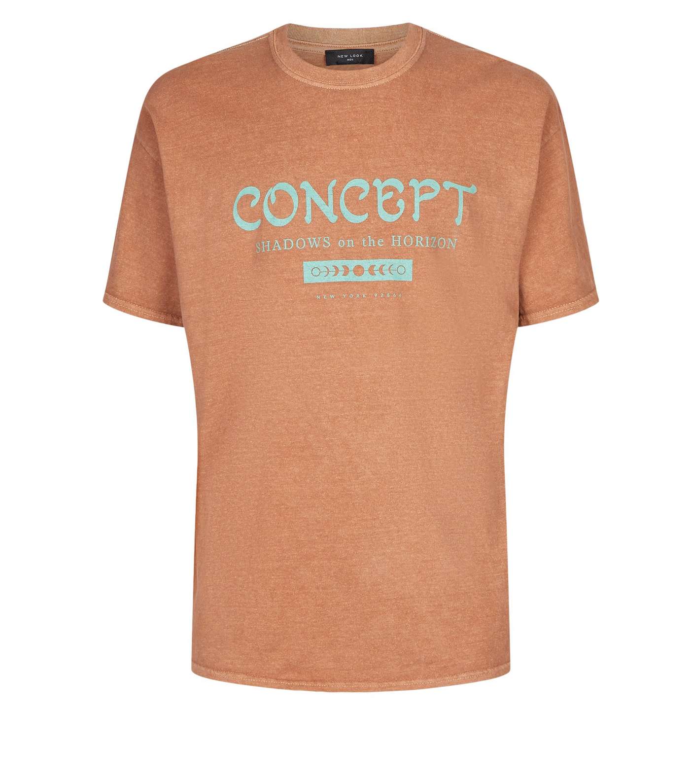 Rust Concept Slogan Oversized T-Shirt Image 4