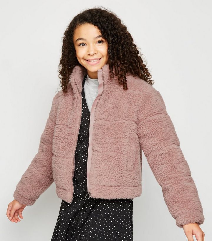 Free Assembly Girls Lightweight Quilted Jacket, Sizes 4-18 