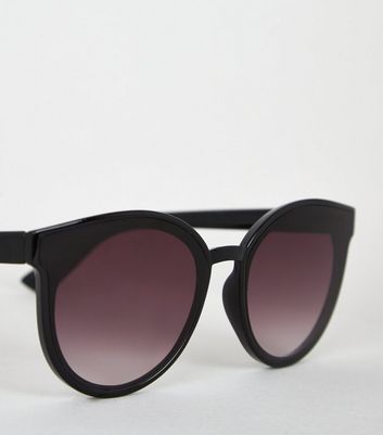 black round cat eye sunglasses