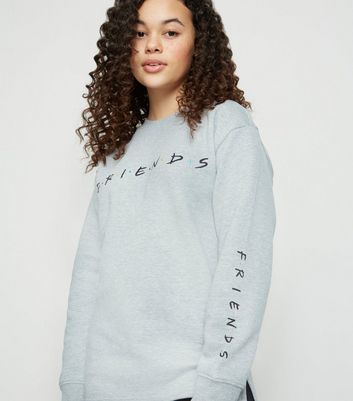 long gray sweatshirt