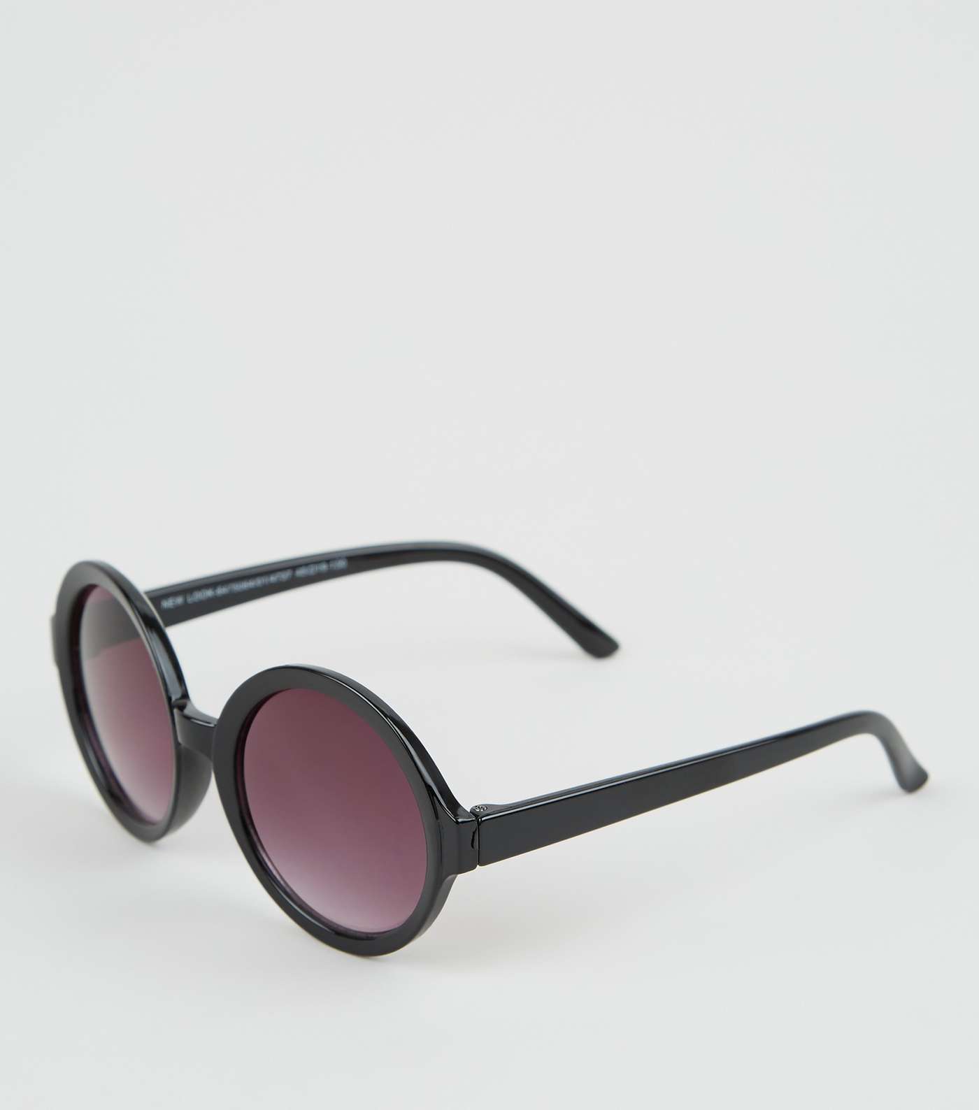 Girls Black Tinted Round Sunglasses