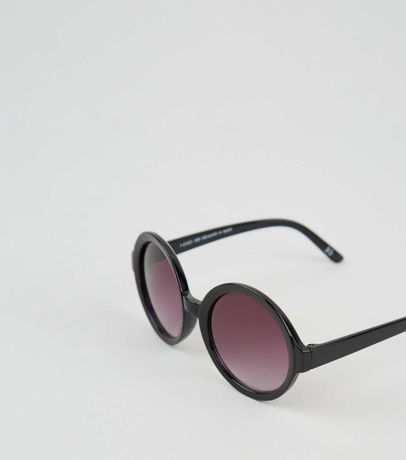 Girls Black Tinted Round Sunglasses Image 3