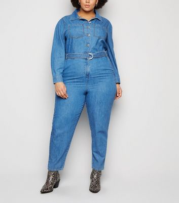 new look jumpsuit denim