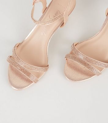 Rose gold hotsell small heels