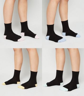 girls black socks