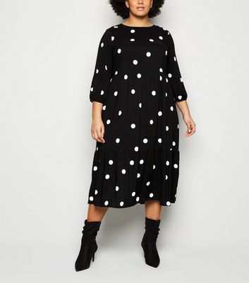 evans polka dot dress