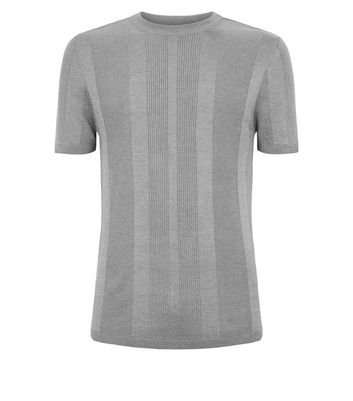 grey muscle fit t shirt