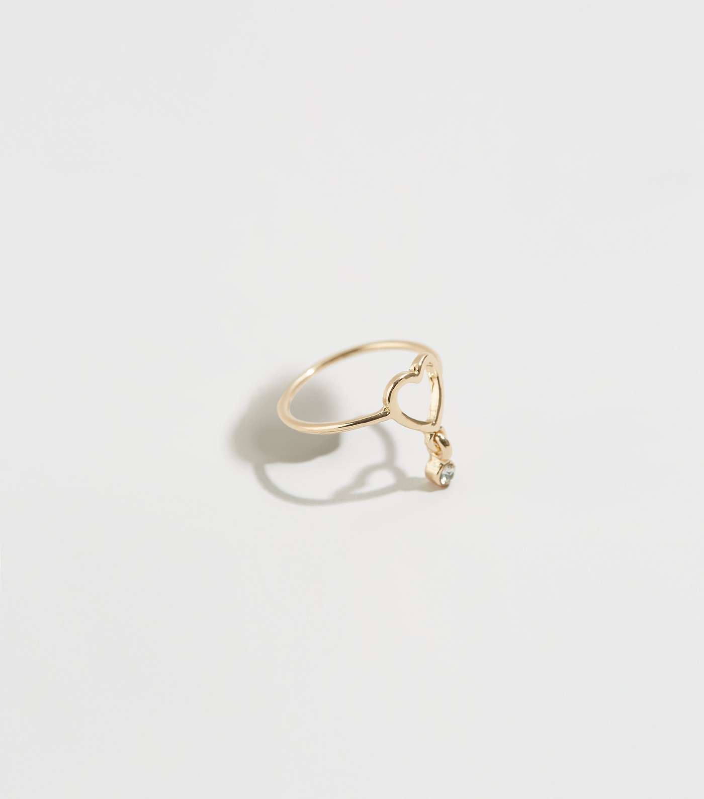 Gold Heart Sketch Ring
