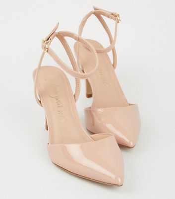 pale pink wide fit shoes