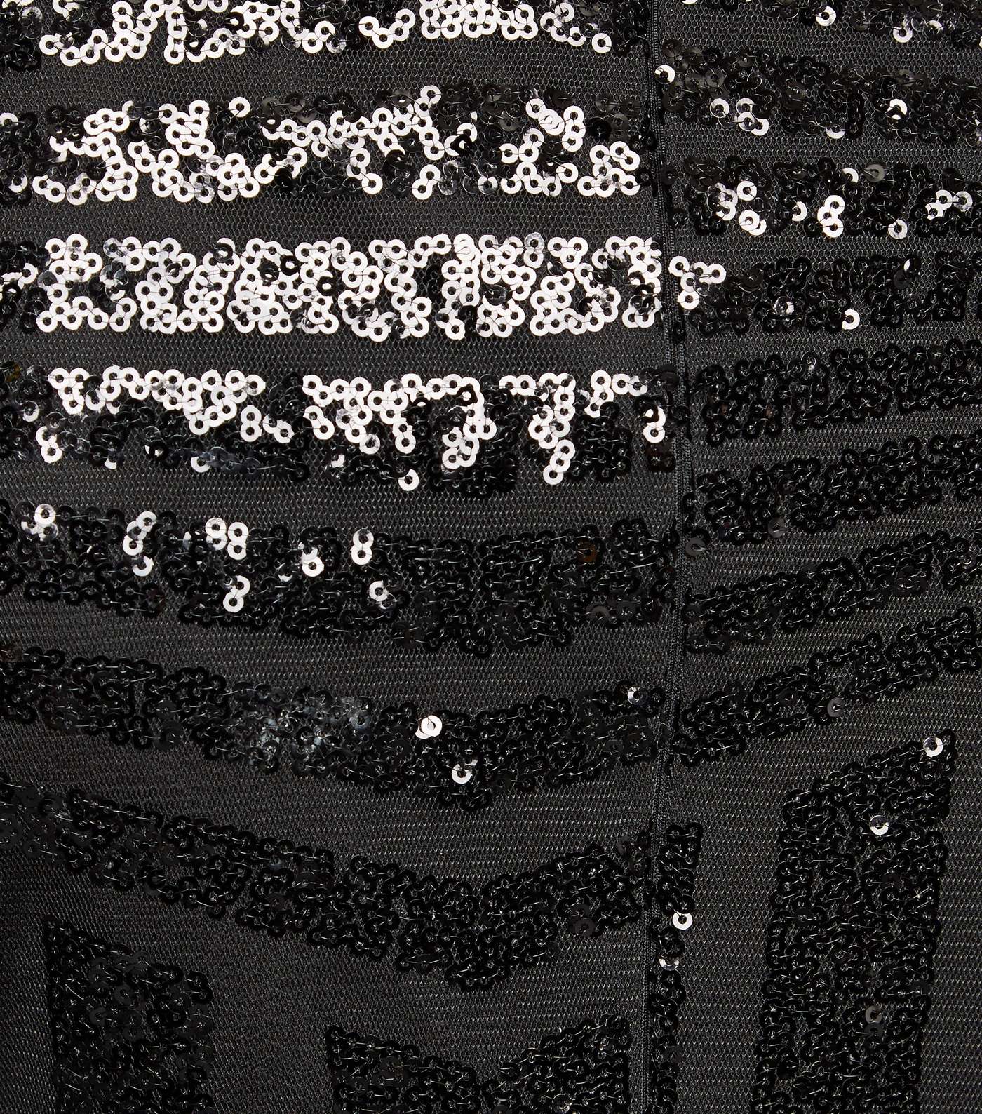 Mela Black Sequin Maxi Dress Image 5
