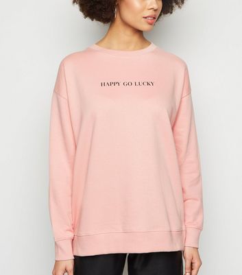 new look slogan sweatshirt