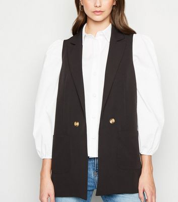 denim waistcoat new look