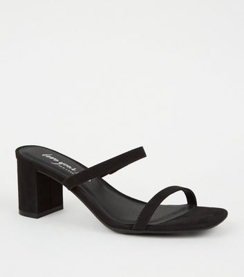 new look heeled mules