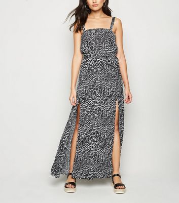 zebra print maxi
