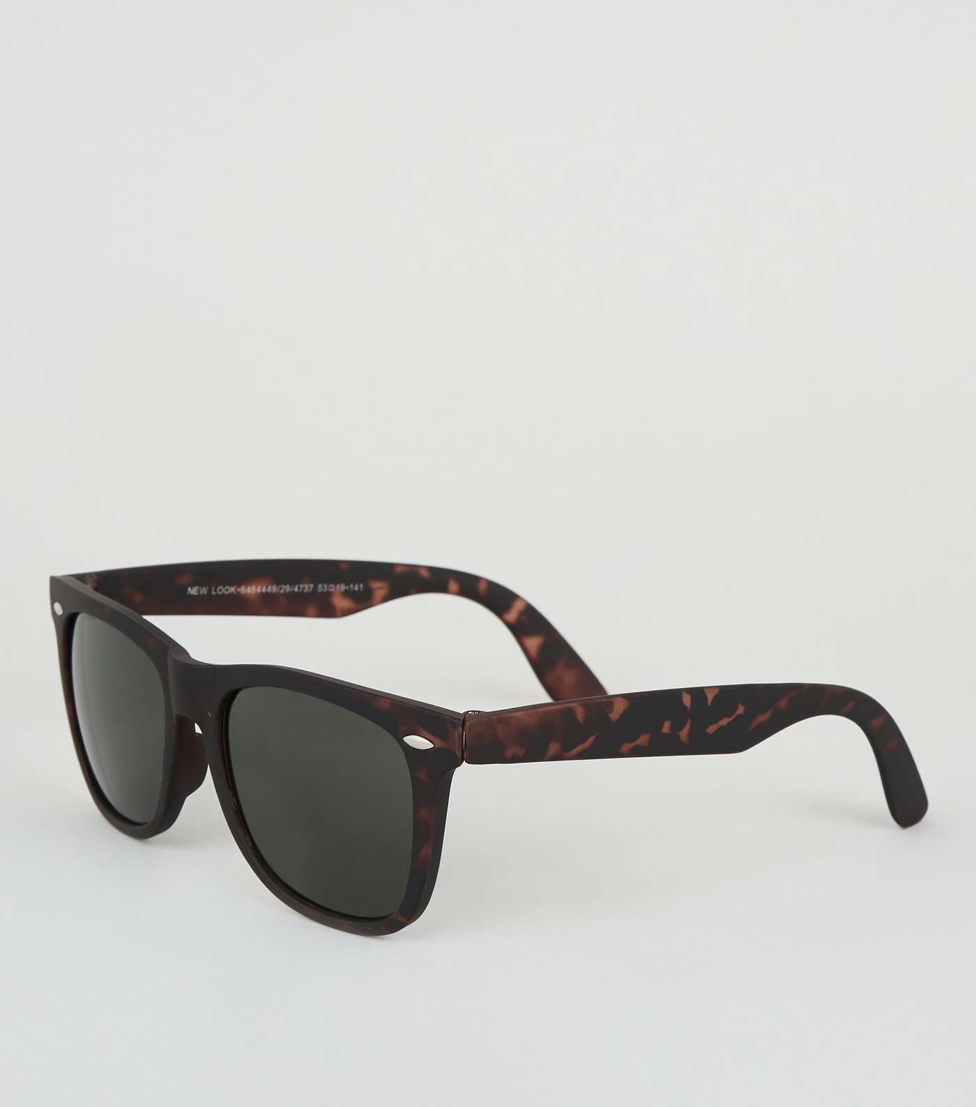Brown Matte Tortoiseshell Effect Tinted Sunglasses