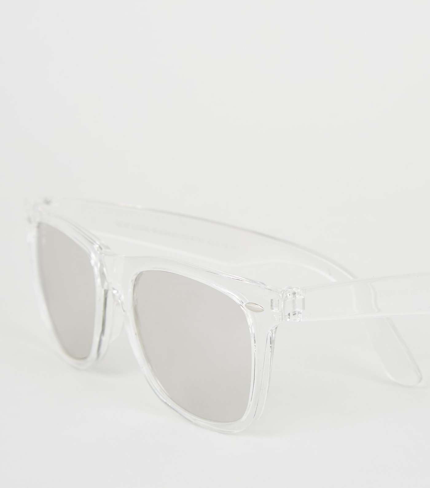 Clear Matte Tinted Sunglasses Image 4