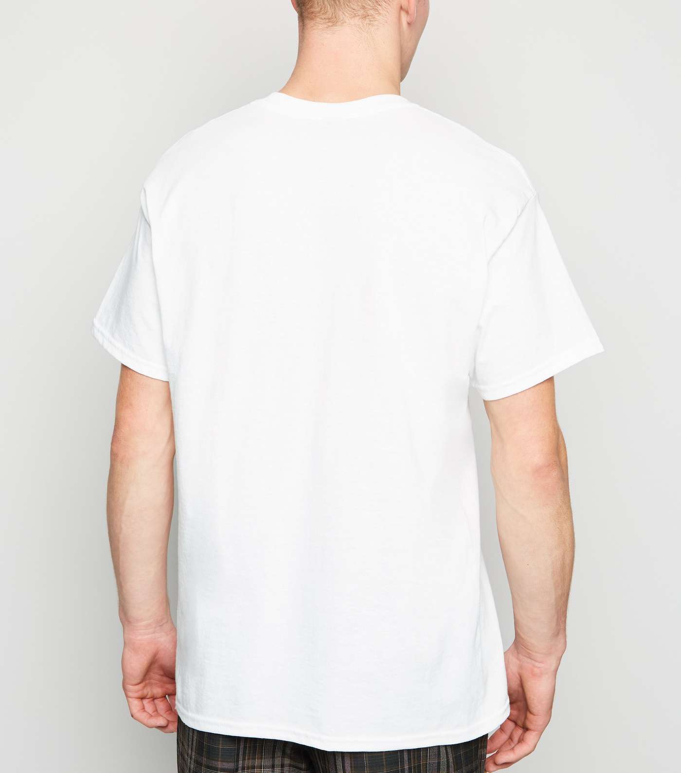 White Oversized Ostermalm Slogan T-Shirt Image 3