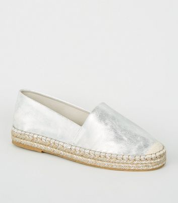 Metallic espadrilles store