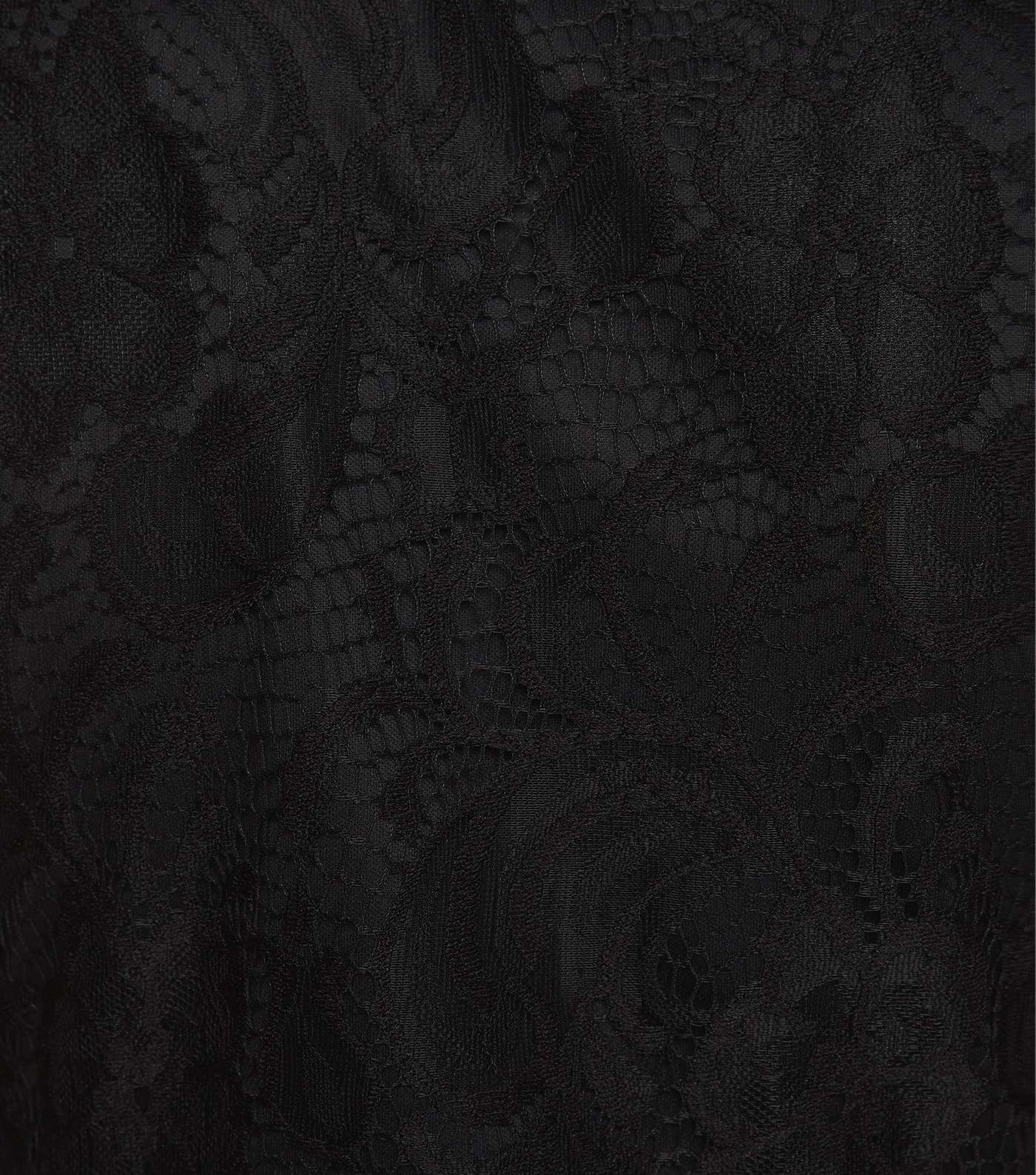 Mela Black Lace Top Mini Bodycon Dress Image 6