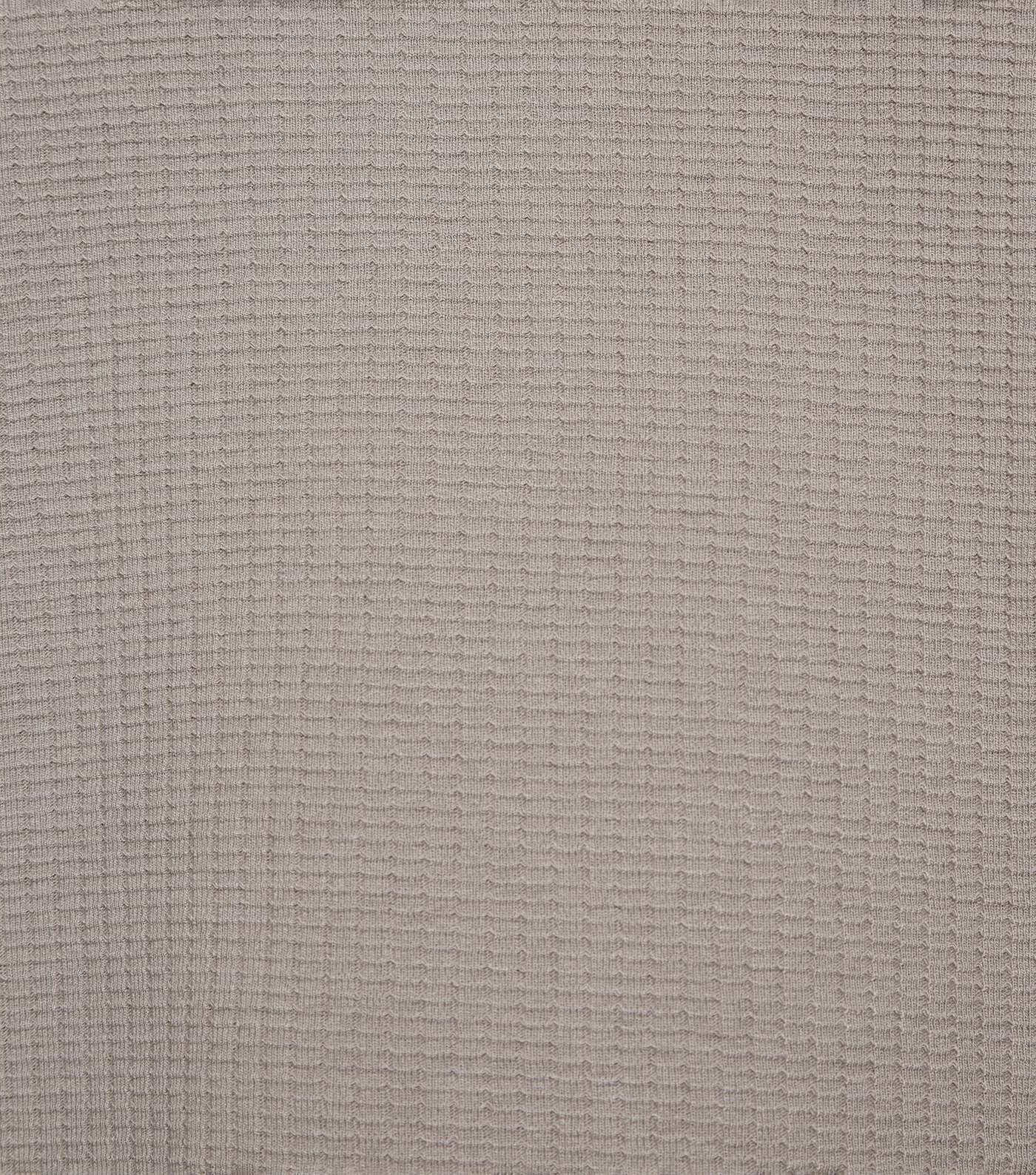 Pale Grey Textured Grid Oversized T-Shirt Image 6