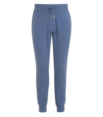 Image of Blue Cuffed Joggers New Look