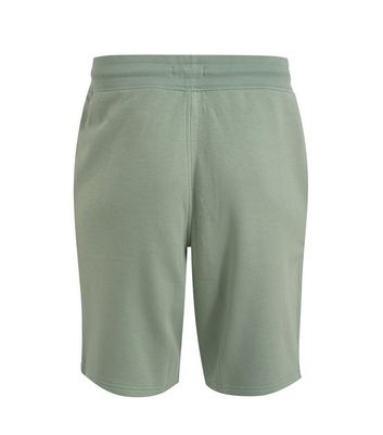 Image of Mint Green Jersey Shorts New Look