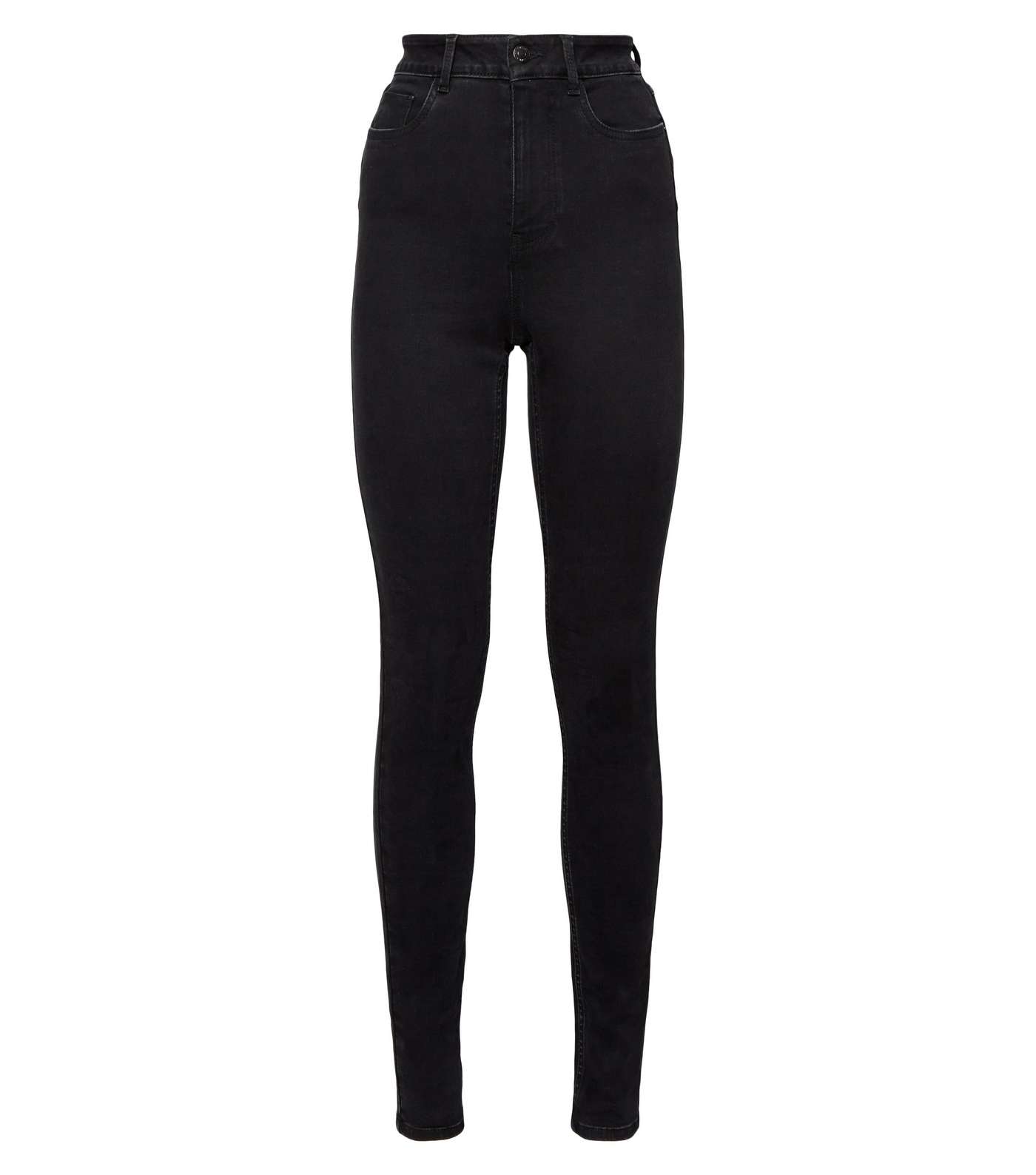 Tall Black Dark Wash 'Lift & Shape' Jenna Skinny Jeans Image 4