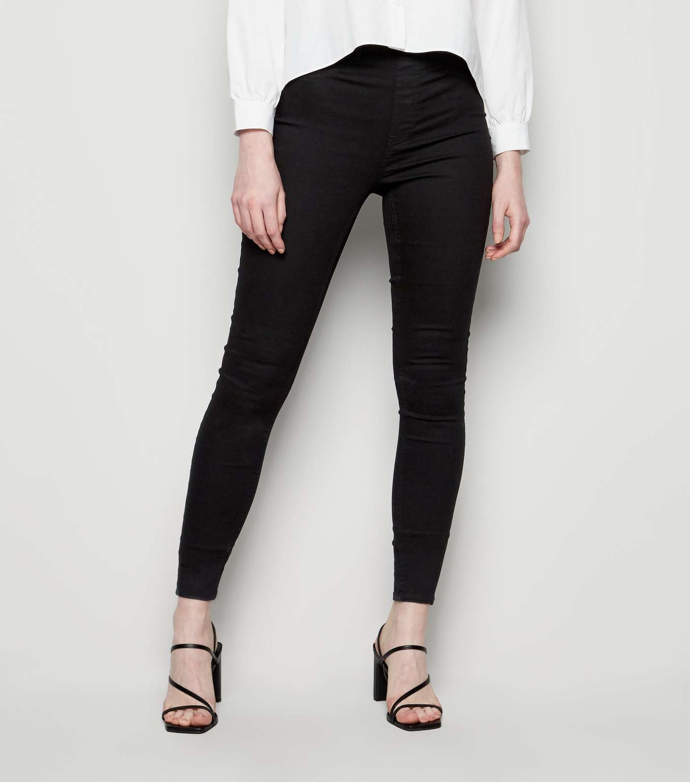 Tall Black Dark Wash 'Lift & Shape' Jenna Skinny Jeans Image 2