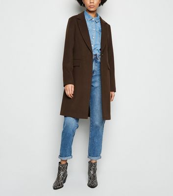 Manteau femme best sale marron foncé