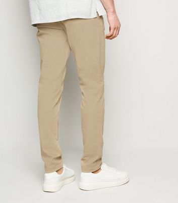 Stone Slim Fit Chinos | New Look