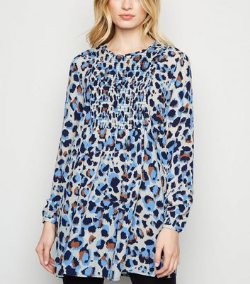 blue leopard clothing