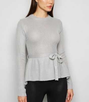 peplum knitwear