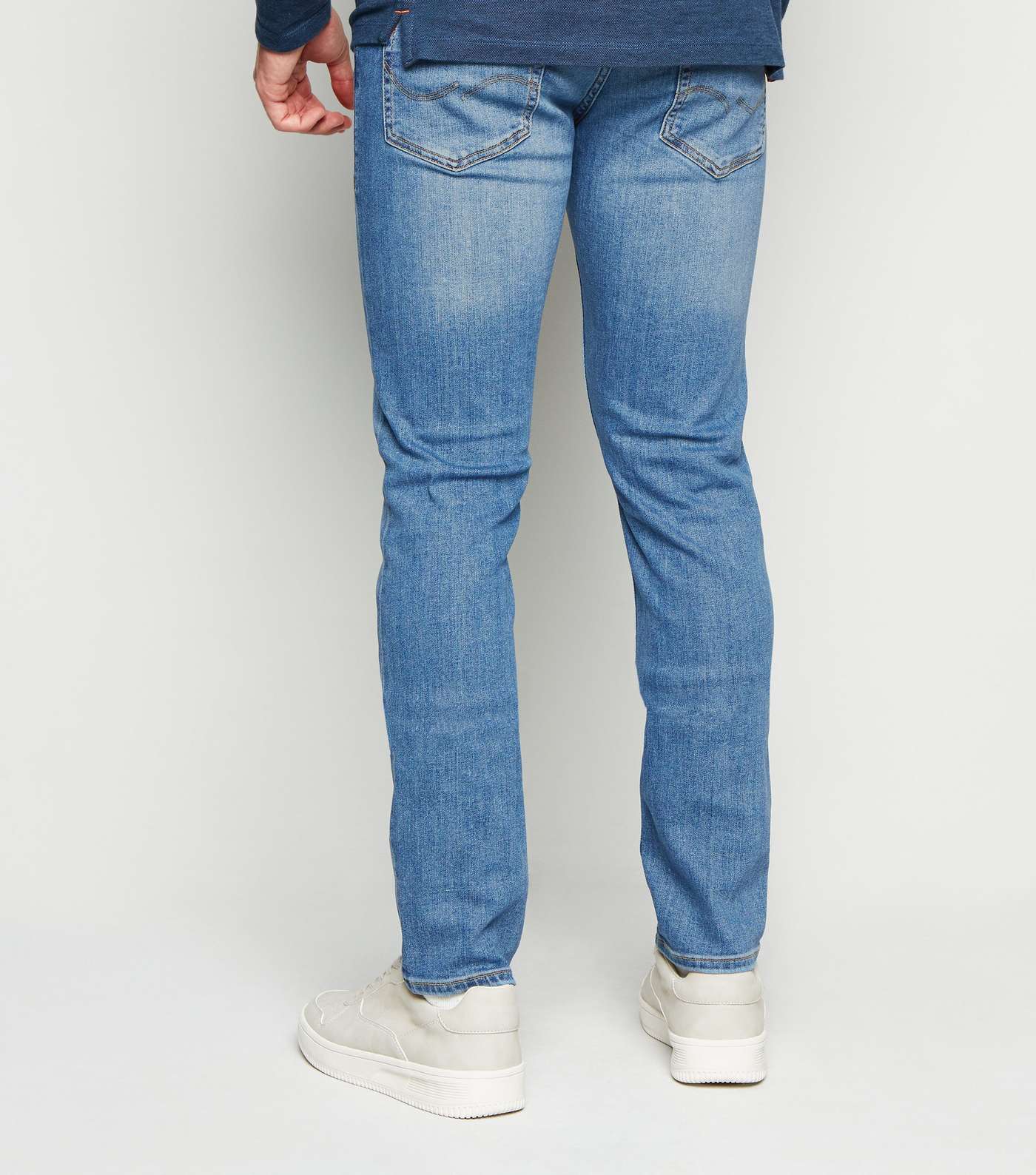 Jack & Jones Blue Slim Jeans Image 3