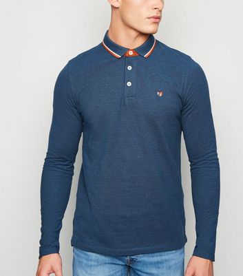 polo manche longue jack and jones