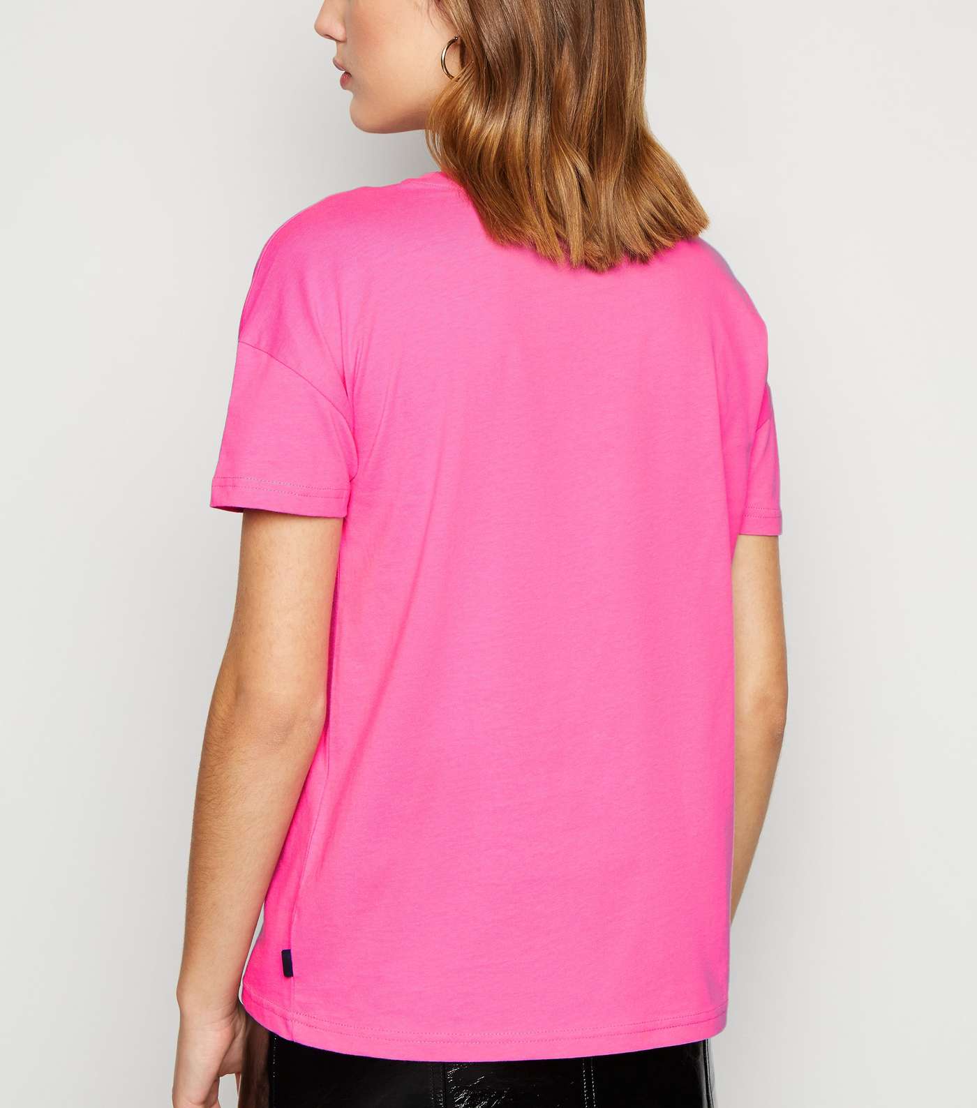 Noisy May Bright Pink Sassy Slogan T-Shirt Image 3