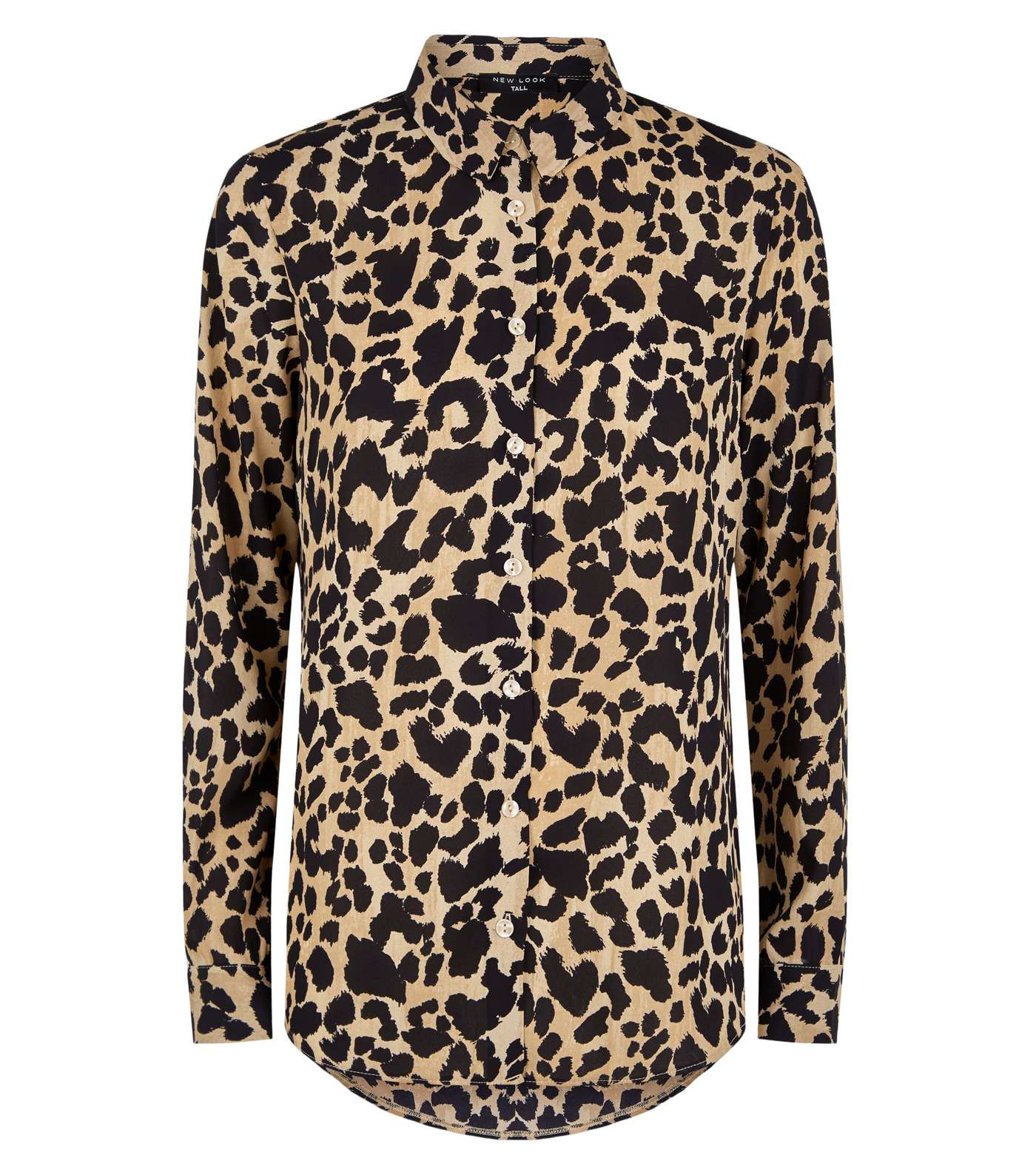 Tall Brown Leopard Print Shirt Image 4