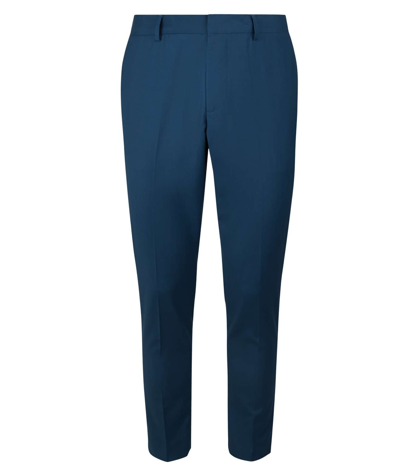 Blue Skinny Suit Trousers Image 4