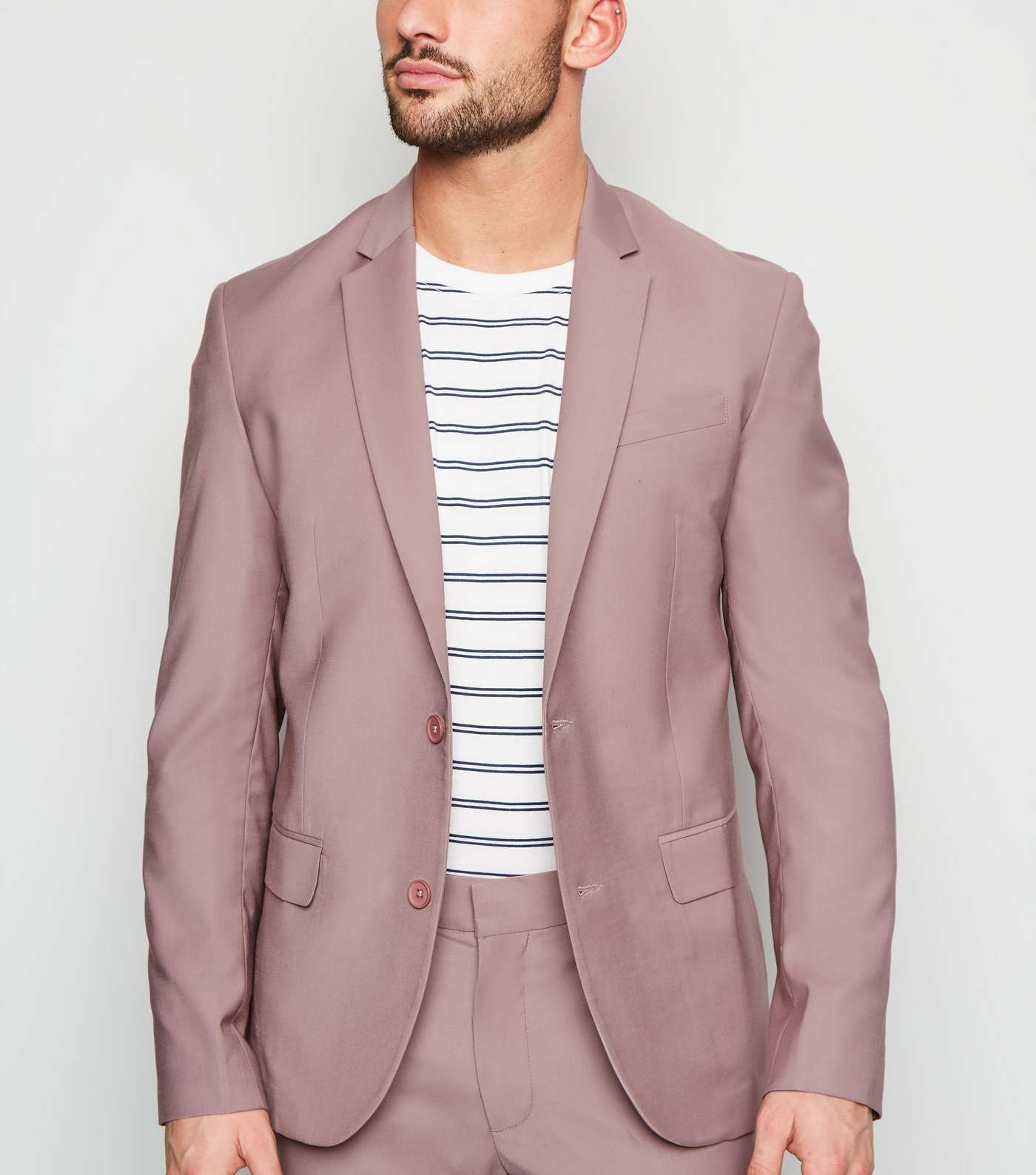 Pink Skinny Suit Jacket