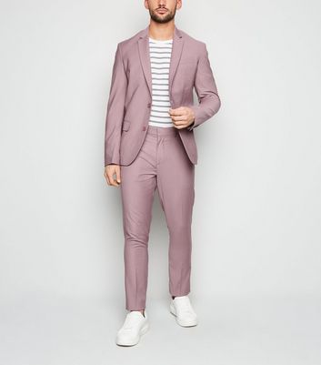 mens pink suit trousers