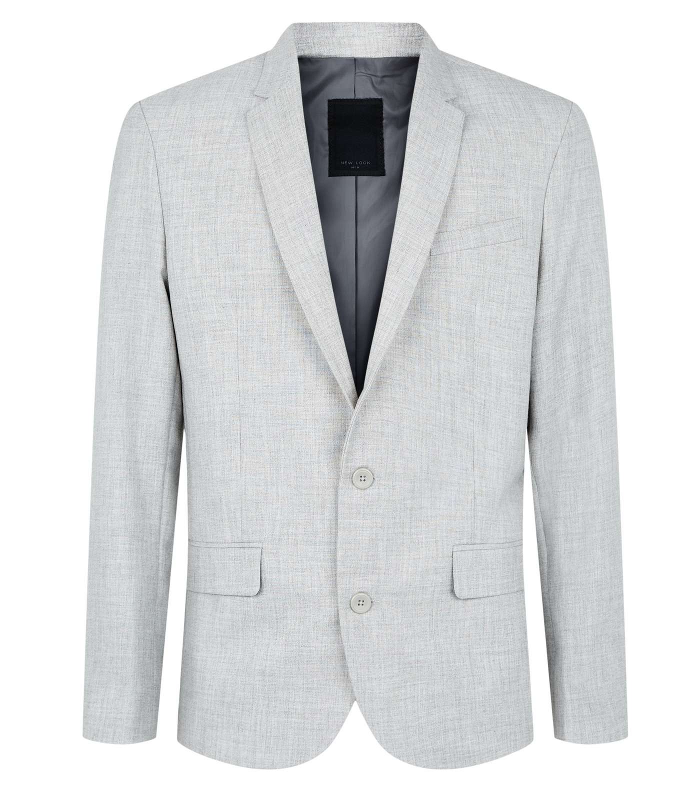 Light Grey Suit Jacket Image 4