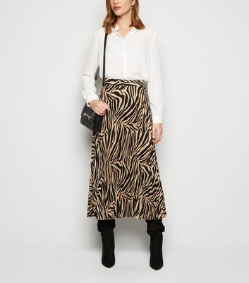 tiger print skirt