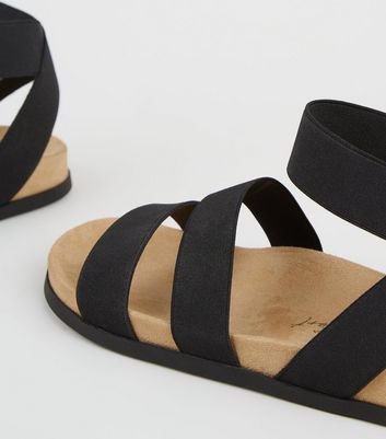 wide fit footbed sandals