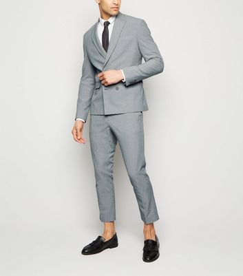 grey double breasted