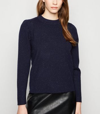 Navy top glitter jumper