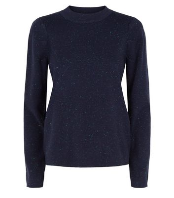 navy glitter jumper