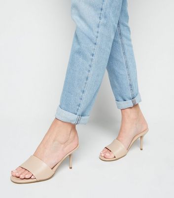 closed toe stiletto mules