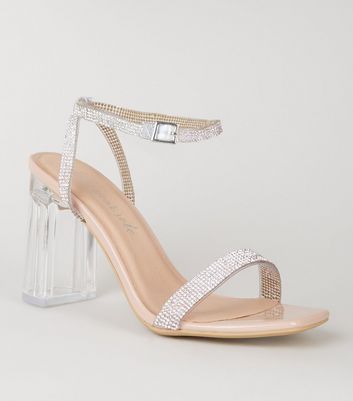 new look clear sandals